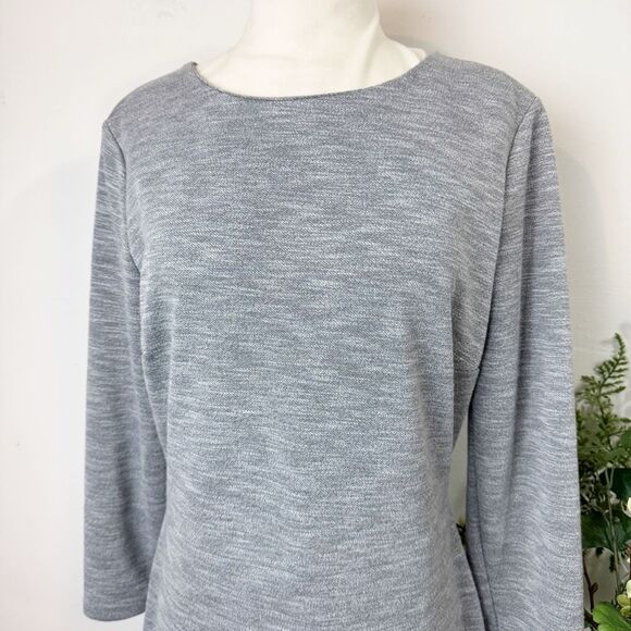 Old Navy Heather Gray Knit Sheath Dress | Size Large - Picture 2 of 12